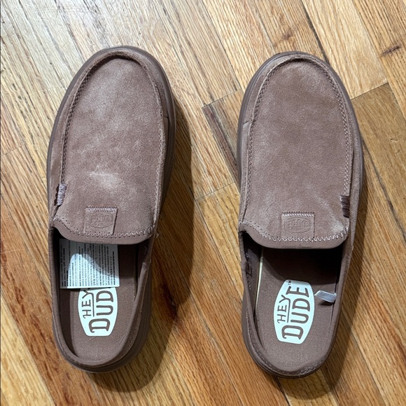 Hey Dude Shoes - Hey Dude Women’s Suede Slip-On Loafers